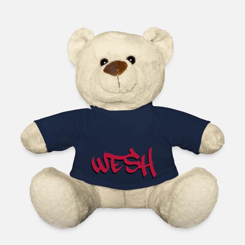 WESH Tag - Nounours - bleu marine