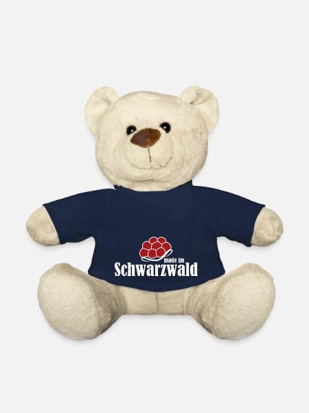 Bollenhut made im Schwarzwald Spruch - Teddy - French Navy