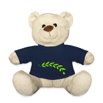 Plant bay leaf branch - Teddy Bear - french navy - Front