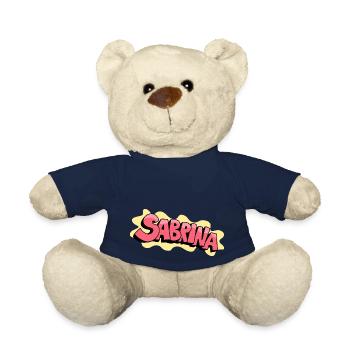 Grafitti Name Sabrina - Teddy - French Navy - Vorne