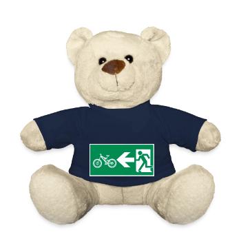 Fahrradfahren Notausgang Rennrad Mountainbike - Teddy - French Navy - Vorne