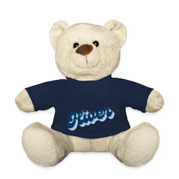 winter - Teddy Bear - french navy - Front