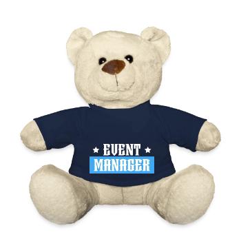 Event Manager tshirt bleu noir - Nounours - bleu marine - Devant