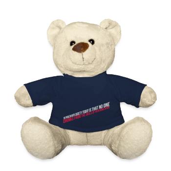 drinks from enemies skulls - Teddy Bear - french navy - Front