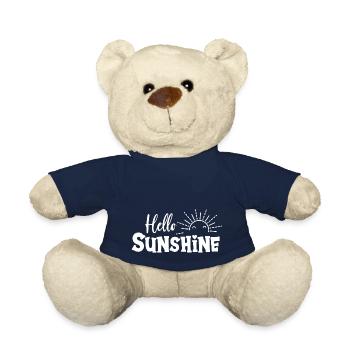 Bonjour Sunshine - Nounours - bleu marine - Devant