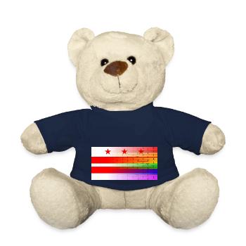 Regenbogenmauer Washington DC - Teddy - French Navy - Vorne