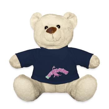 Brachiosaure - Nounours - bleu marine - Devant