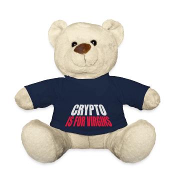 crypto is for virgins - Teddy - French Navy - Vorne