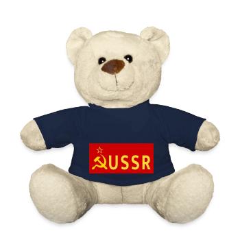 Drapeau rouge de l’URSS Armoiries de l’Union soviétique Russie - Nounours - bleu marine - Devant