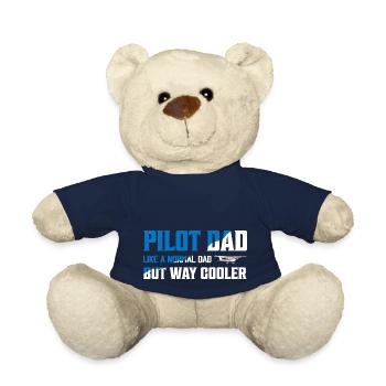 Pilot Dad Like A Normal Dad But Way Cooler Aviatio - Teddy - French Navy - Vorne