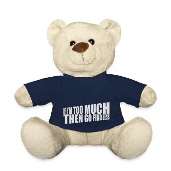 if im too much - Teddy - French Navy - Vorne