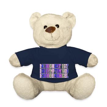 morgenmuffel bürotasse baristia koffein müdigkeit - Teddy - French Navy - Vorne