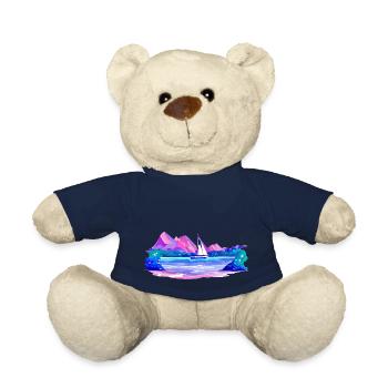 Sailing Sailing Sailing Sailing Sailboat - Teddy Bear - french navy - Front