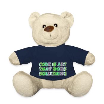 Blagues Spécialiste en informatique de la santé Vêtements Fun - Nounours - bleu marine - Devant