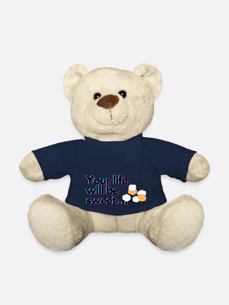 Votre vie sera douce - Nounours - bleu marine