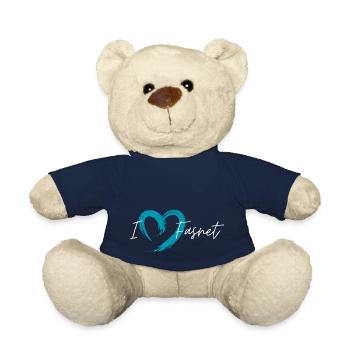I love Fasnet blau - Teddy - French Navy - Vorne
