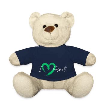 I love Fasnet Grün - Teddy - French Navy - Vorne