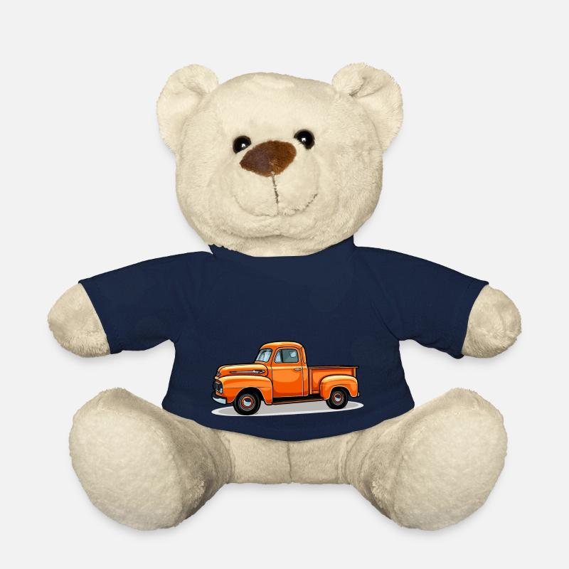 orangefarbenen Pickup-Truck - Teddy - French Navy