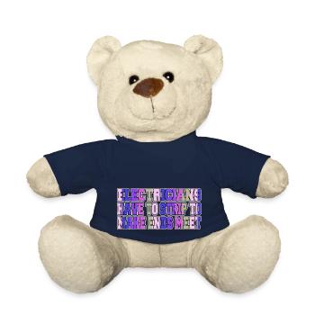 gift funny sayings light electrical devices - Teddy - French Navy - Vorne