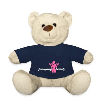 Pumping Beauty Pink - Teddy Bear - french navy - Front