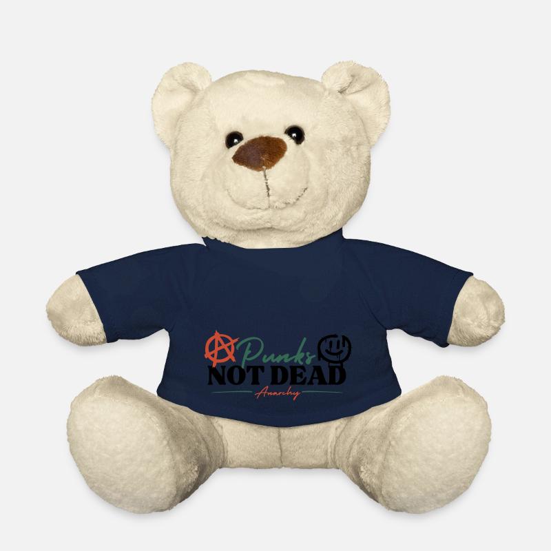 Les punks ne sont pas morts - Anarchie - Nounours - bleu marine