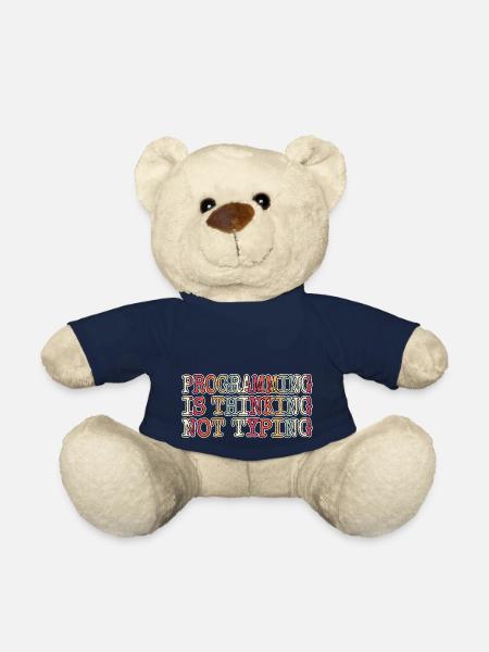 encrypt hack out hacking and free wifi - Teddy Bear - french navy