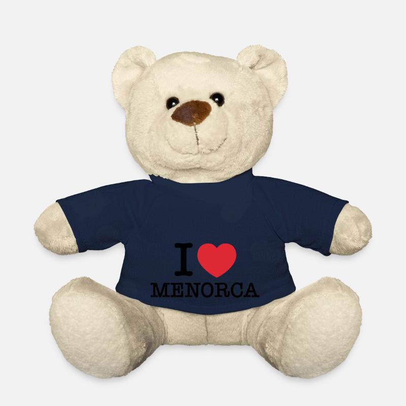 Ich liebe Menorca | Menorca | I Herz Menorca | Spanien - Teddy - French Navy