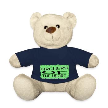 birthday present idea emotional intimacy - Teddy Bear - french navy - Front