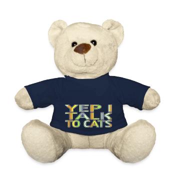 quote funny quote animal lover rainbow cat - Teddy - French Navy - Vorne