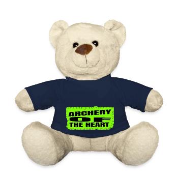 Love Quotes Joke Self-Love Archery Events - Teddy Bear - french navy - Front
