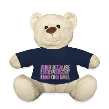 jujutsu belt funny sayings jiu jitsu tae kwon do - Teddy - French Navy - Vorne
