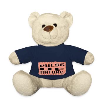 rhythmic heartbeat awesome soothing heartbeat - Teddy Bear - french navy - Front