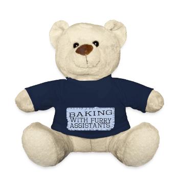 fun animals baking ideas wildlife - Teddy - French Navy - Vorne