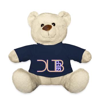 Dub Step Techno Musique Cool DJ Party Club Texte Logo - Nounours - bleu marine - Devant