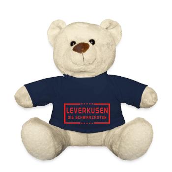 Leverkusen : les Noir et les Rouges - Nounours - bleu marine - Devant