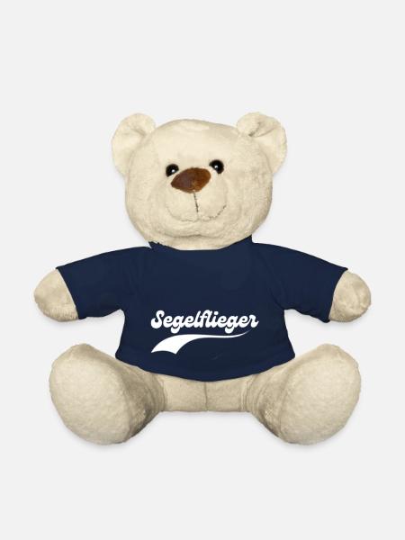 Segelflieger in cooler Retro Schrift Segelfliegen - Teddy - French Navy