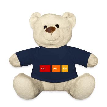 CTRL ALT DEL - Teddy Bear - french navy - Front