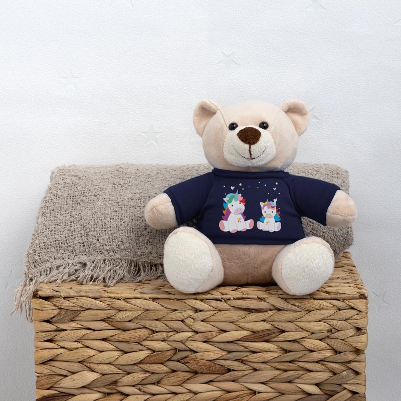 zwei süße Einhörner Teddy