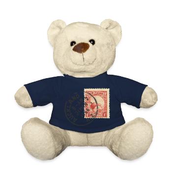 New Zealand stamp - Nounours - bleu marine - Devant
