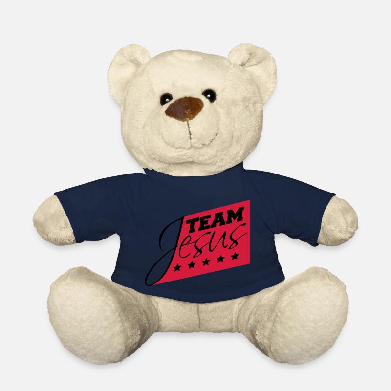 Catholic Team Jesus Christ Christ Evangelical - Teddy Bear - french navy
