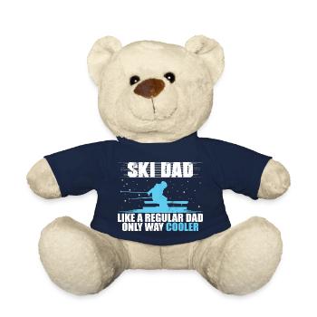 Funny Ski Dad - Skiing daddy vatertag geschenk - Teddy - French Navy - Vorne