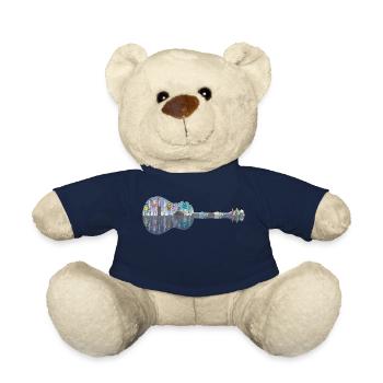 Guitare humaine - Nounours - bleu marine - Devant