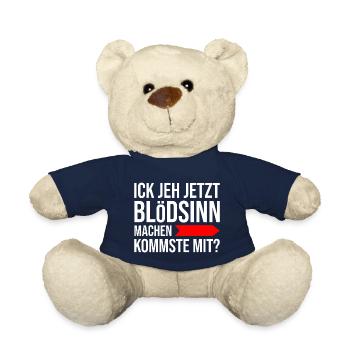Berlin slang lustig blödsinn dialekt berliner - Teddy - French Navy - Vorne