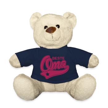 Beste Oma - Teddy - French Navy - Vorne