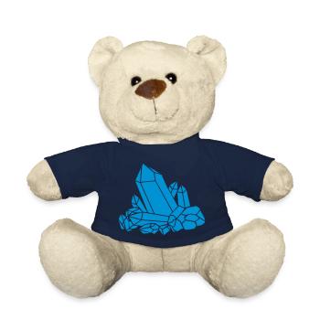 Blauer Kristall Clipart - Teddy - French Navy - Vorne