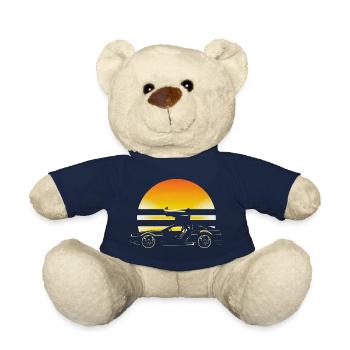 tuning auto mechanic displacement tuner motorsport - Teddy Bear - french navy - Front