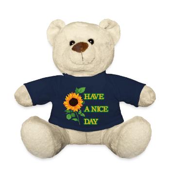 Have a nice day, gifts - Teddy Bear - french navy - Front