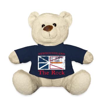 Drapeau de Terre-Neuve - Nounours - bleu marine - Devant