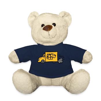Post Paketdienst Lieferwagen Zusteller Delivery - Teddy - French Navy - Vorne