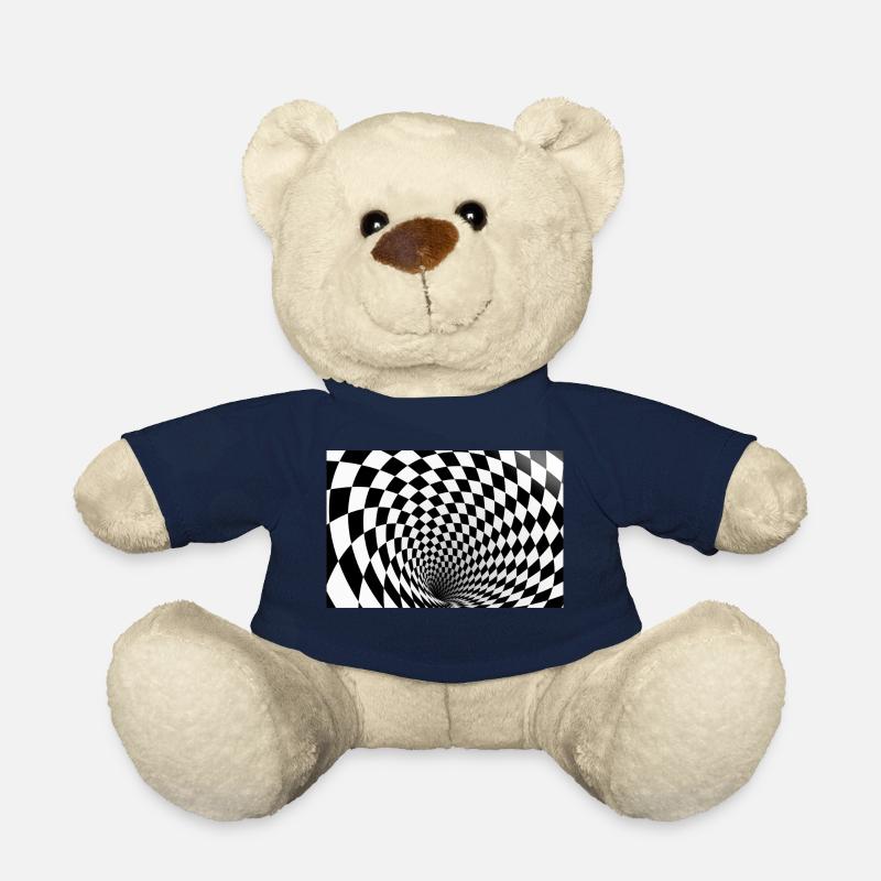 Optical Illusion 3D - Teddy - French Navy